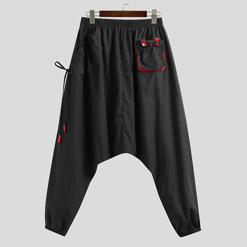 Férfi háremnadrág Fashion Men Harem Pants Joggers Streetwear Elastic S-5XL 7 Férfi háremnadrág Fashion Men Harem Pants Joggers Streetwear Elastic S-5XL 7