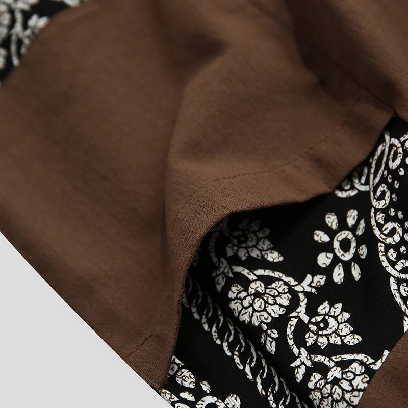 Férfi háremnadrág INCERUN Printed Men Harem Pants Vintage Cotton Férfi háremnadrág INCERUN Printed Men Harem Pants Vintage Cotton