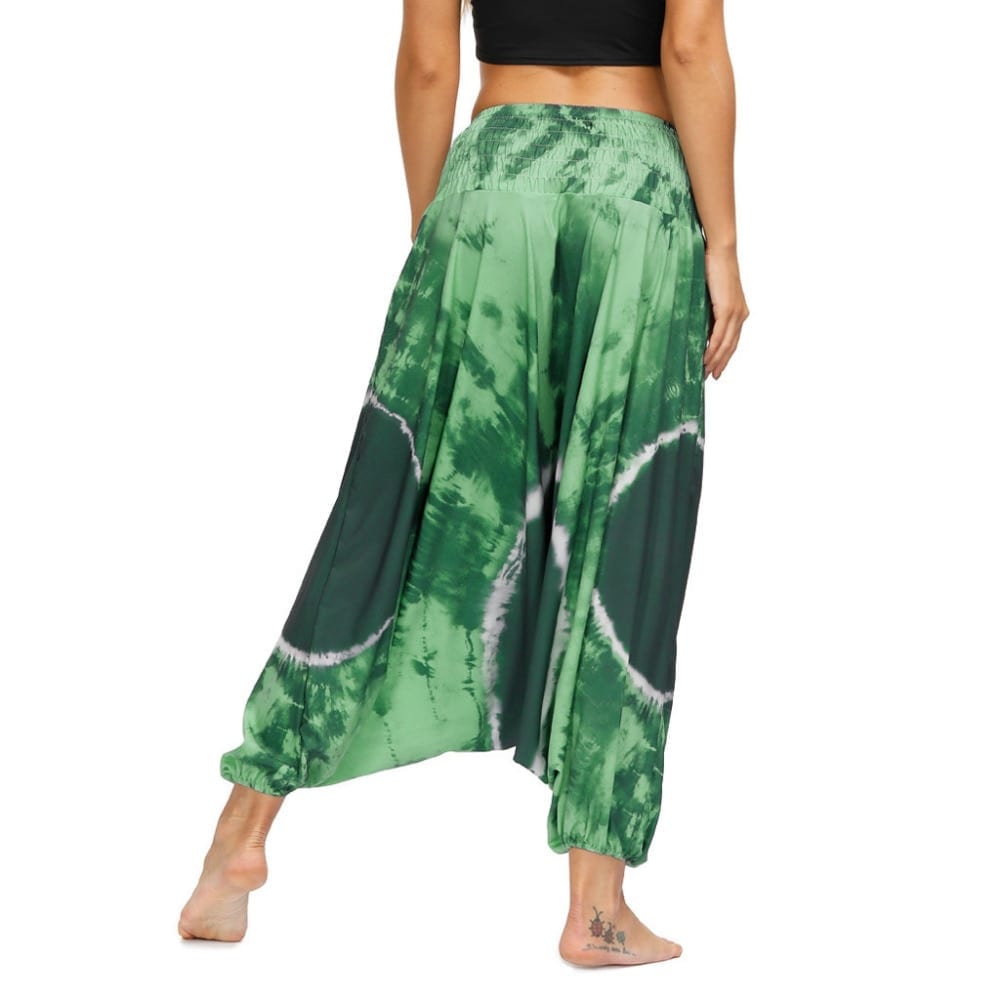 Harem Pants Women's Ladies Casual Summer Loose Trousers Штаны Female Baggy Boho Aladdin Print Casual Fashion Jumpsuit Pants 2019