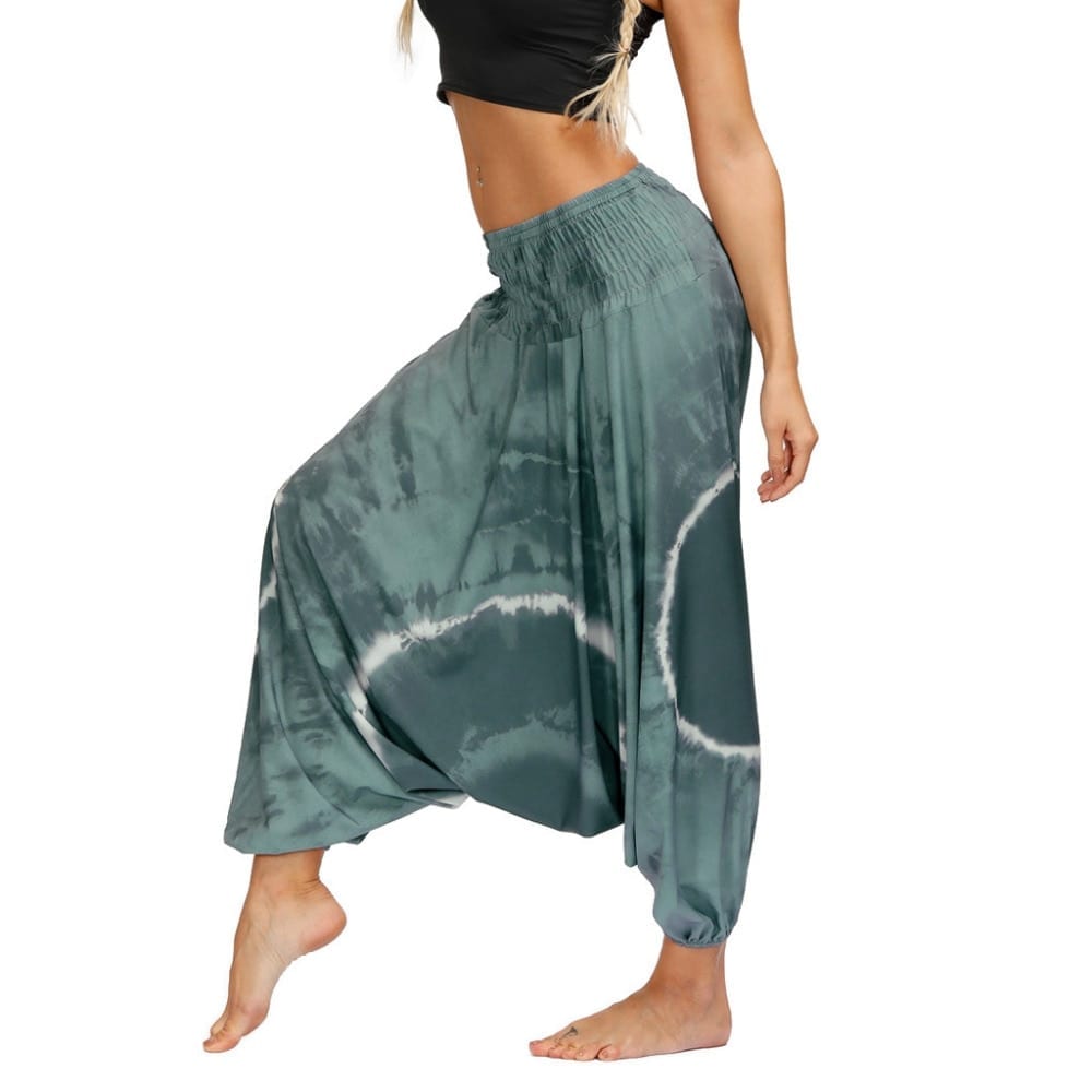 Harem Pants Women's Ladies Casual Summer Loose Trousers Штаны Female Baggy Boho Aladdin Print Casual Fashion Jumpsuit Pants 2019