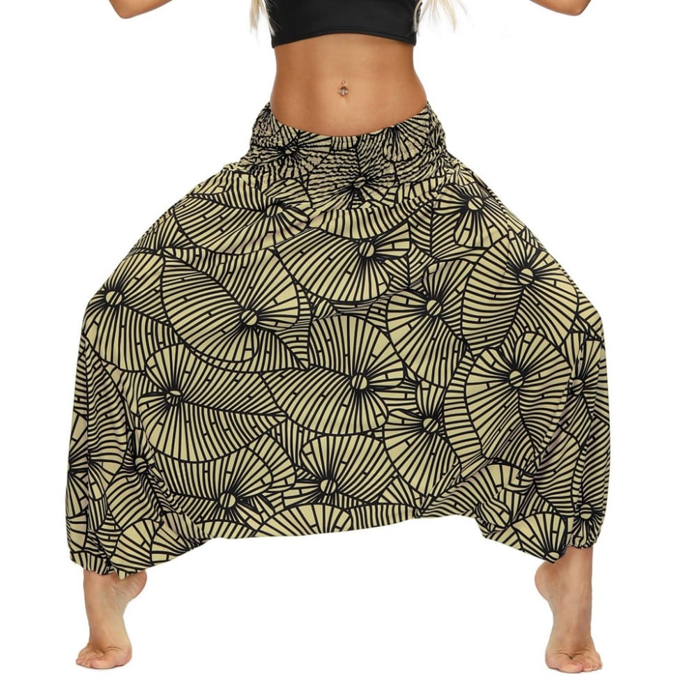 Harem Pants Women's Ladies Casual Summer Loose Trousers Штаны Female Baggy Boho Aladdin Print Casual Fashion Jumpsuit Pants 2019