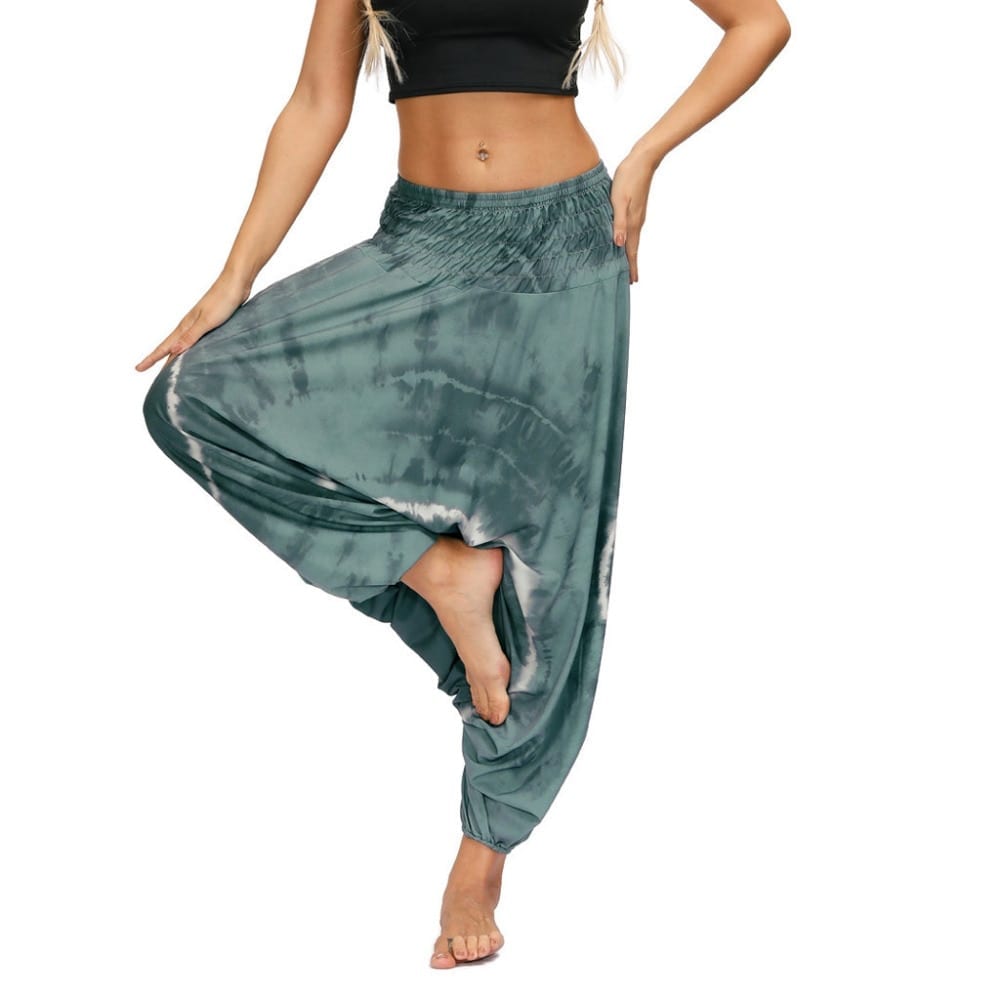 Harem Pants Women's Ladies Casual Summer Loose Trousers Штаны Female Baggy Boho Aladdin Print Casual Fashion Jumpsuit Pants 2019