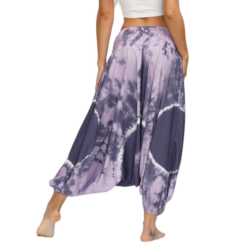 Harem Pants Women's Ladies Casual Summer Loose Trousers Штаны Female Baggy Boho Aladdin Print Casual Fashion Jumpsuit Pants 2019