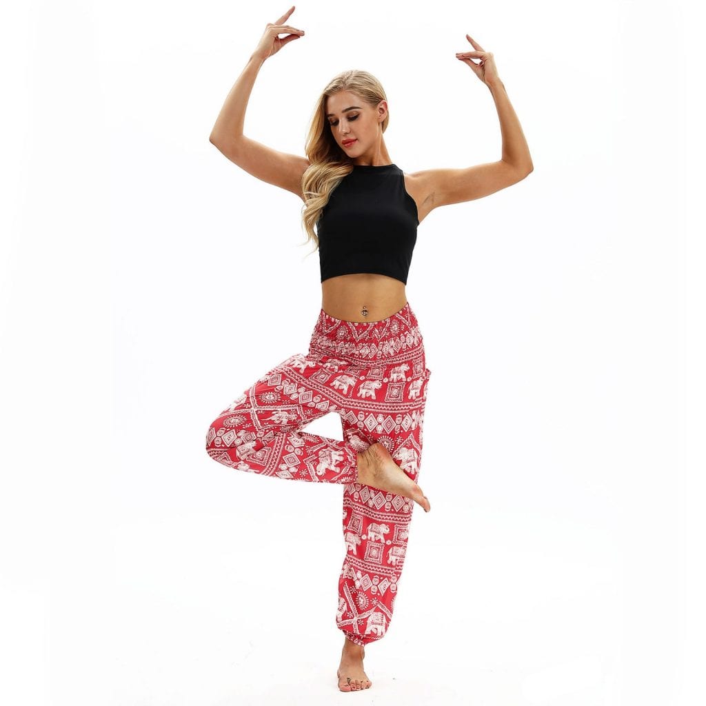 Fashion Bohemian Loose Pant Women Casual Print Travel Lounge Festival Beach High Waist Pant Штаны для йоги Droppship 10 Colors