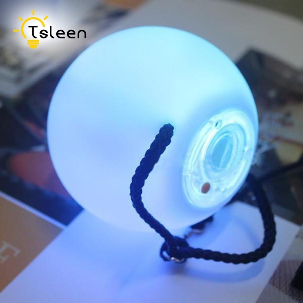 TSLEEN Free Shipping! 1 2 4 PCS LED Poi Balls LED RGB POI Thrown Ball Light Up For Level Hand Prop Stage Performance Accessories
