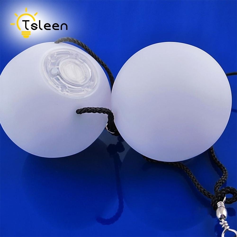 TSLEEN Free Shipping! 1 2 4 PCS LED Poi Balls LED RGB POI Thrown Ball Light Up For Level Hand Prop Stage Performance Accessories
