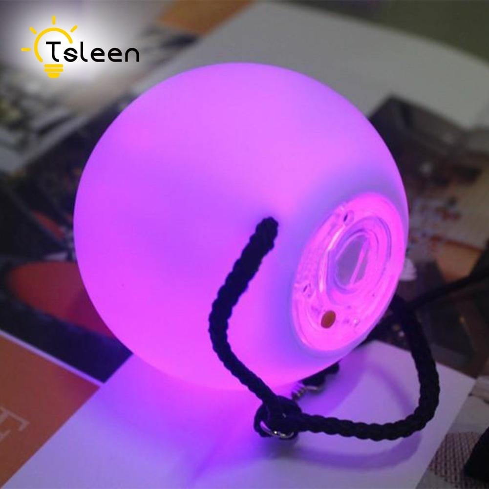 TSLEEN Free Shipping! 1 2 4 PCS LED Poi Balls LED RGB POI Thrown Ball Light Up For Level Hand Prop Stage Performance Accessories
