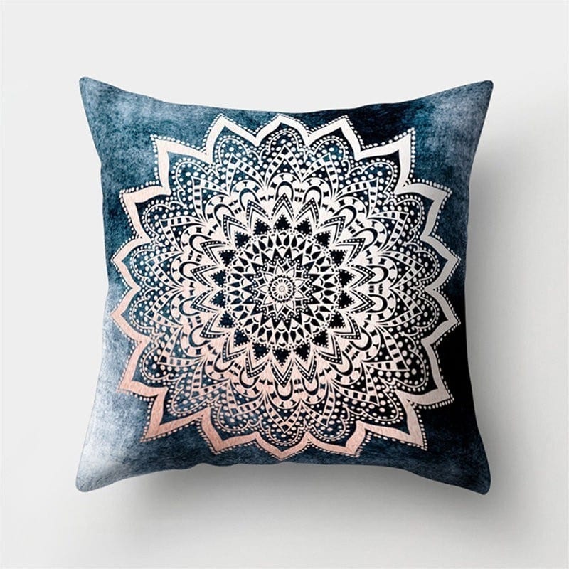 Kispárna huzat 1Pcs Mandala Pattern Decorative Pillows Polyester Cushion Cover Home Living Room Decoration Sofa Decorative Pillow Cover 40508