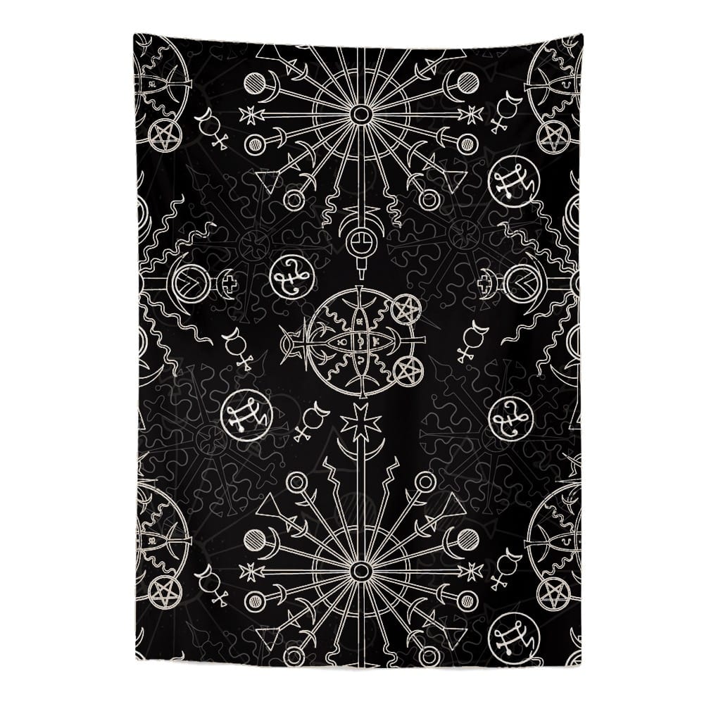 Better Quality The Moon Star Tapestry Wall Hanging Astrology Divination Bedspread Beach Mat