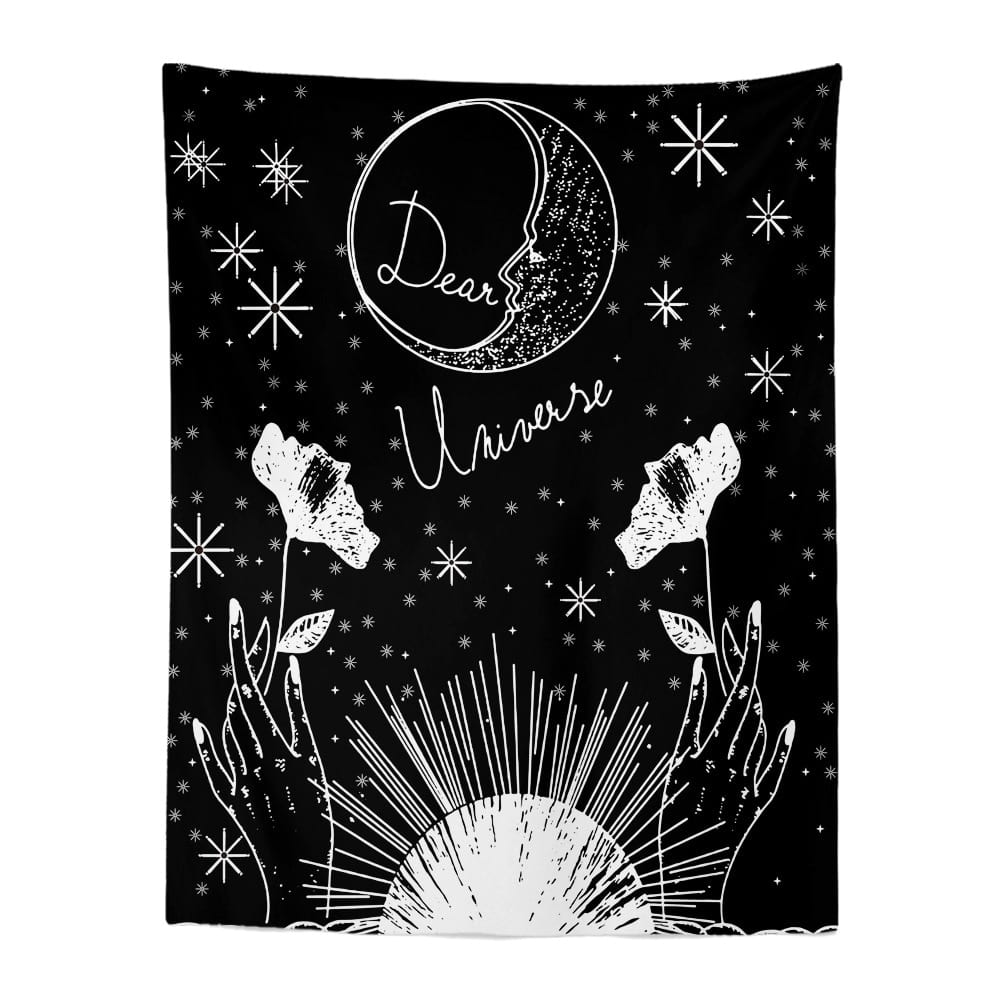 Better Quality The Moon Star Tapestry Wall Hanging Astrology Divination Bedspread Beach Mat